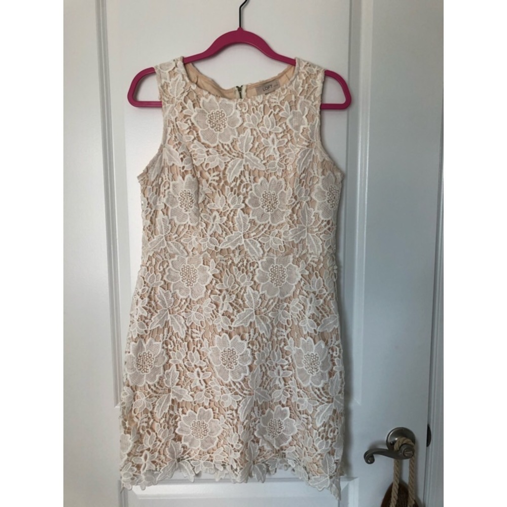 Loft Crochet Lace Dress